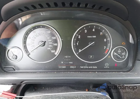 2013 BMW 528I xDrive из США, поврежденный, VIN WBAXH5C58DD107482